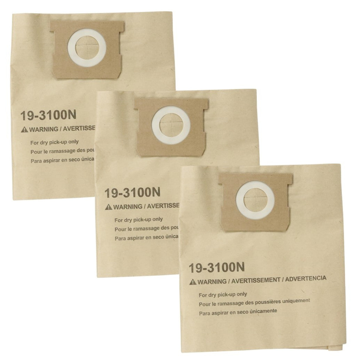 SP Tools Disposable Filter Bag Pack of 3 (Suits SP020) 020FB
