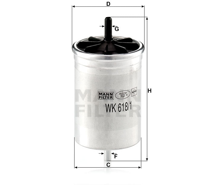 MANN Fuel Filter WK 618/1