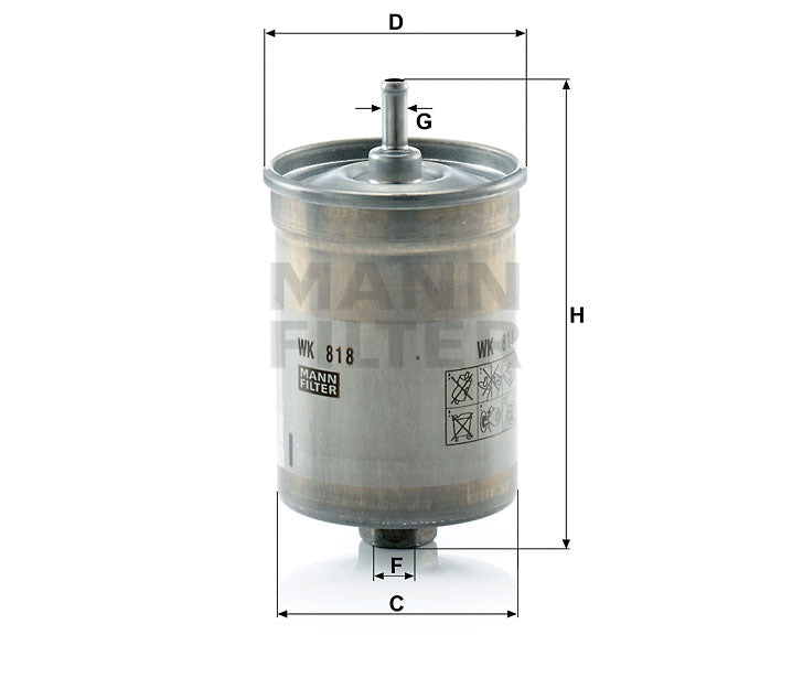 MANN Fuel Filter WK 818