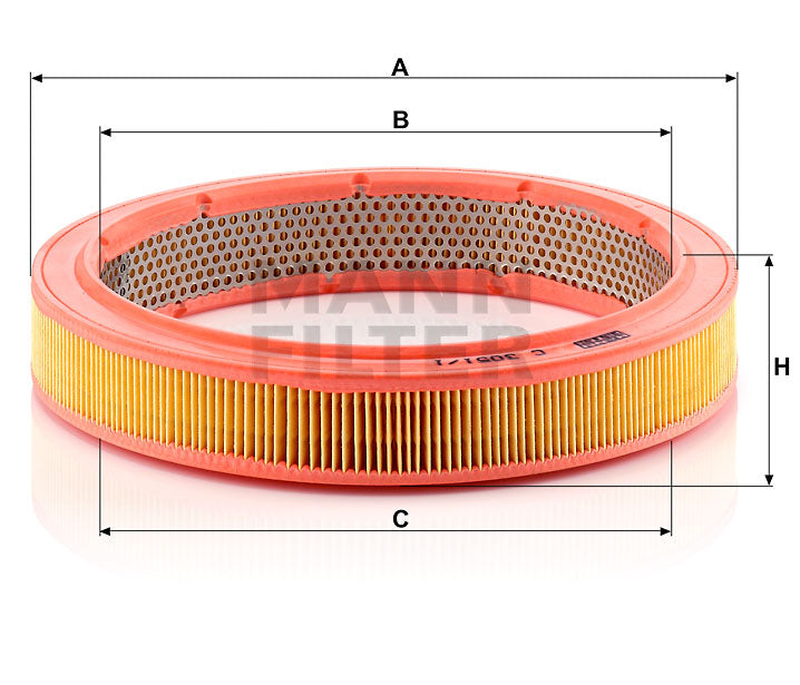 MANN Air Filter C 3051/1