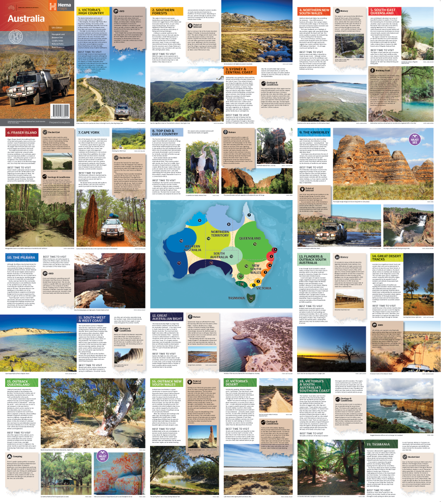 HEMA Australia Large Map