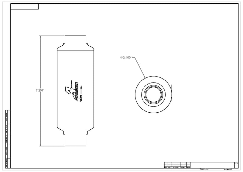 Aeromotive Blk Fuel Filter 10 Micron Pro ARO12339