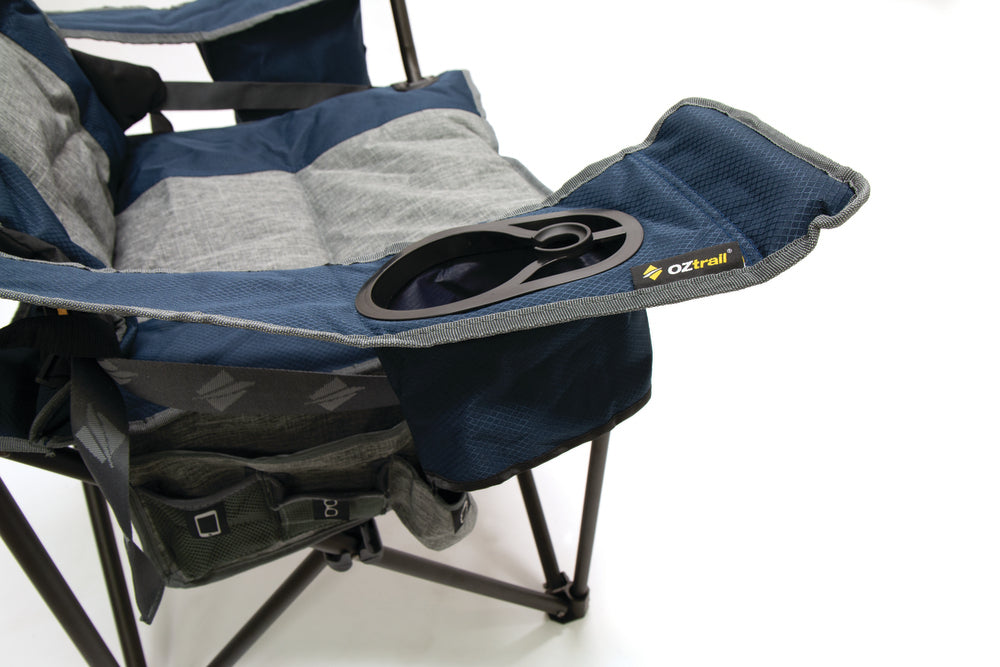 Oztrail Goliath Arm Chair with Side Storage 10000191 10000191