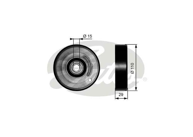 Gates Engine Idler Pulley 36160