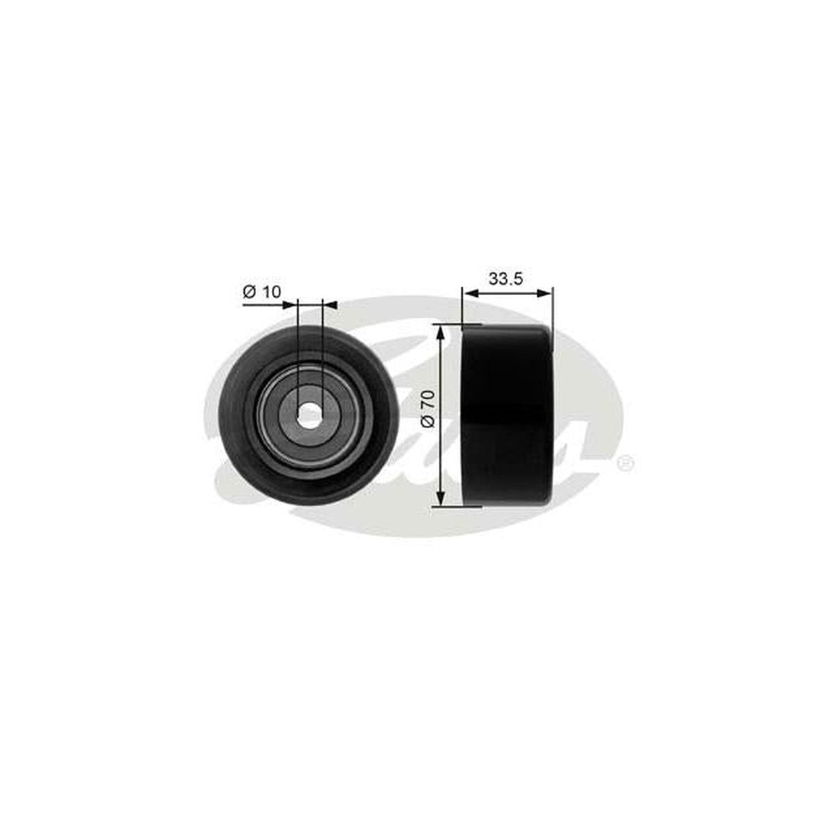 Gates Engine Idler Pulley 36173