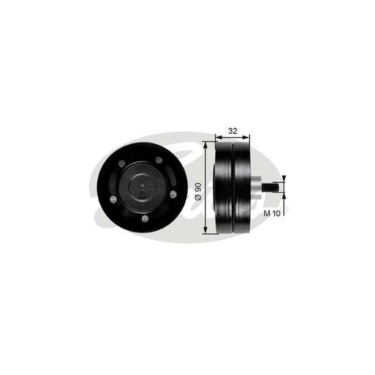 Gates ABDS Idler Pulley 36187