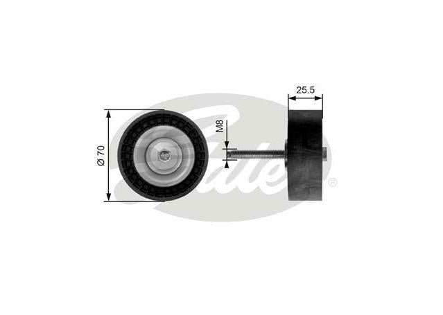 Gates Engine Idler Pulley 36204