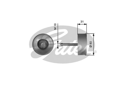 Gates ABDS Idler Pulley 36538