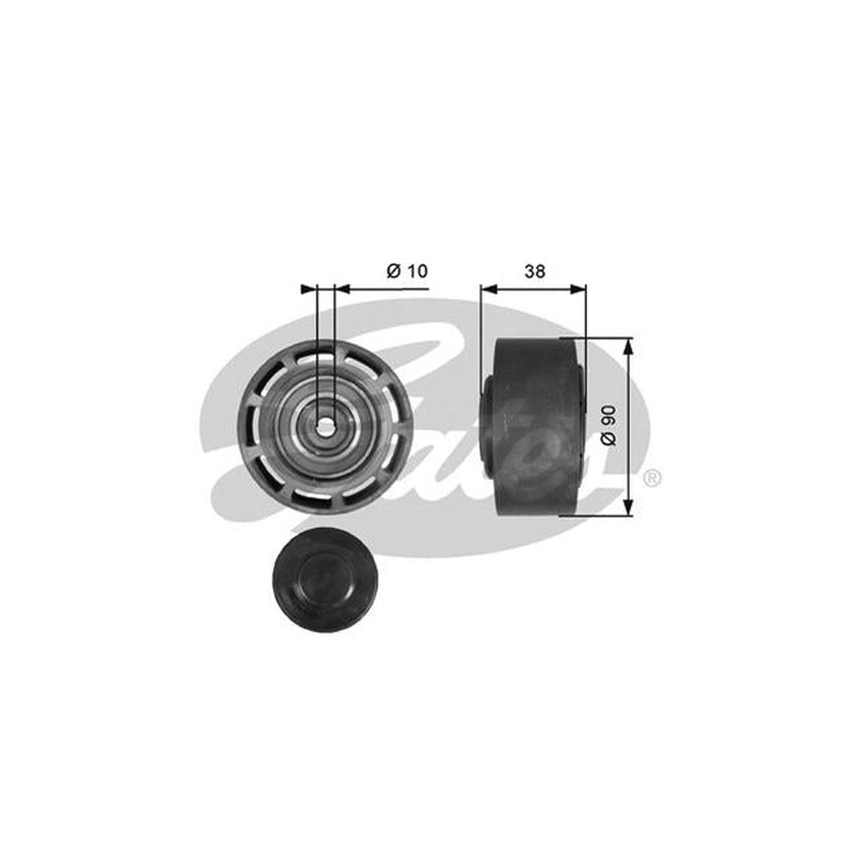 Gates ABDS Idler Pulley 36636