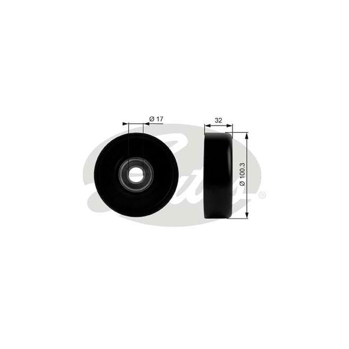 Gates Engine Idler Pulley 38002