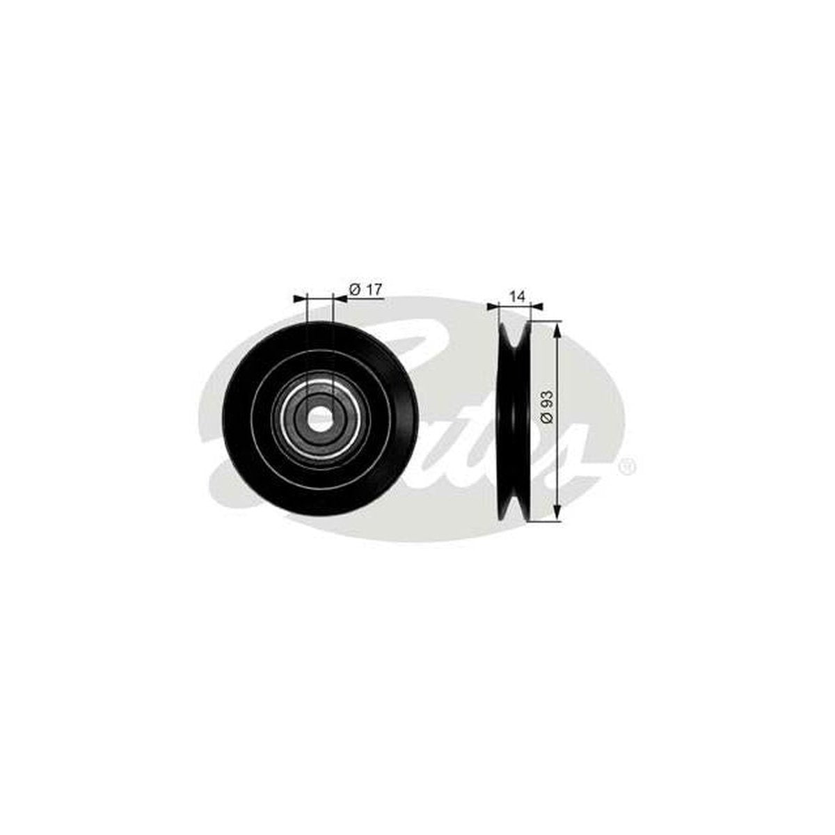 Gates Engine Idler Pulley 38003