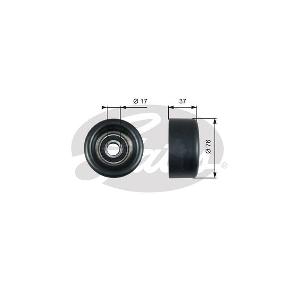 Gates Engine Idler Pulley 38028
