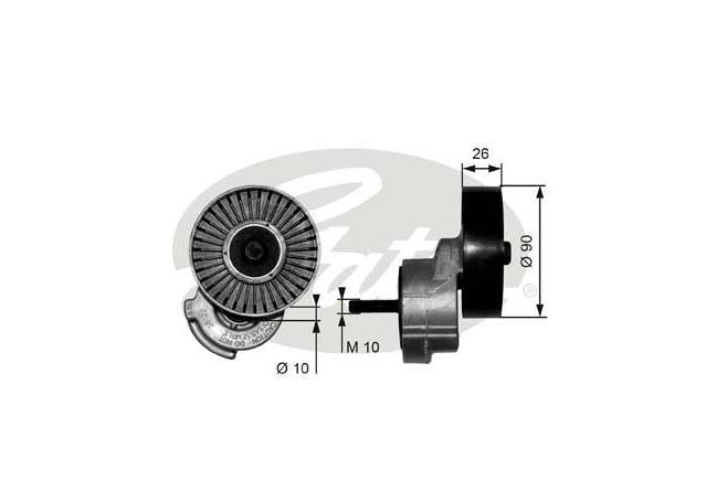 Gates Automatic Belt Tensioner 38122