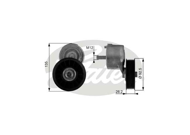 Gates Automatic Belt Tensioner 38141