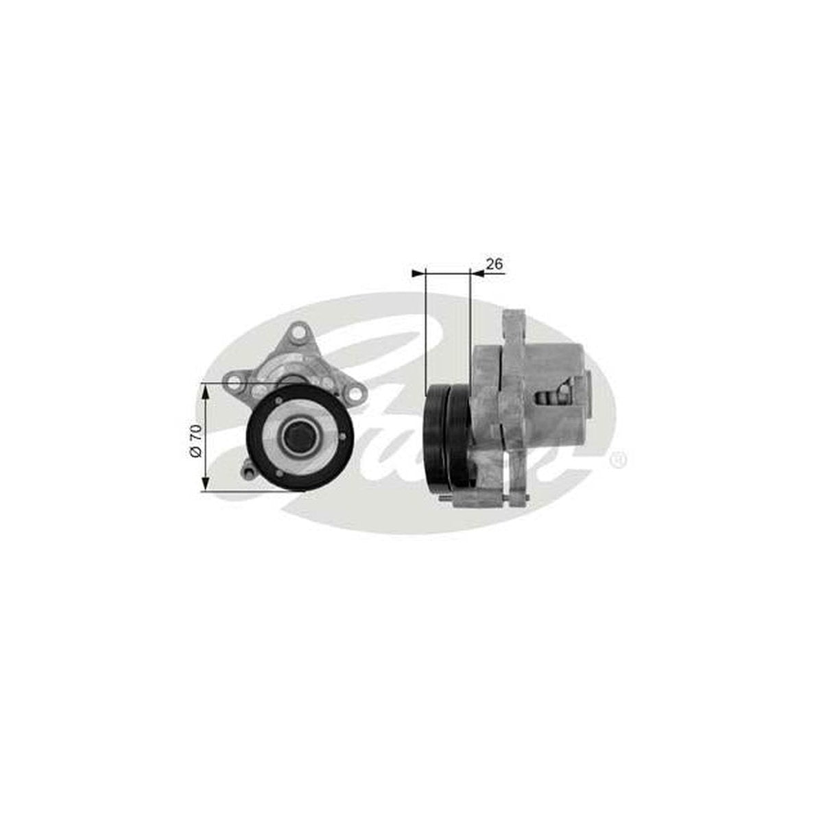 Gates Automatic Belt Tensioner 38283