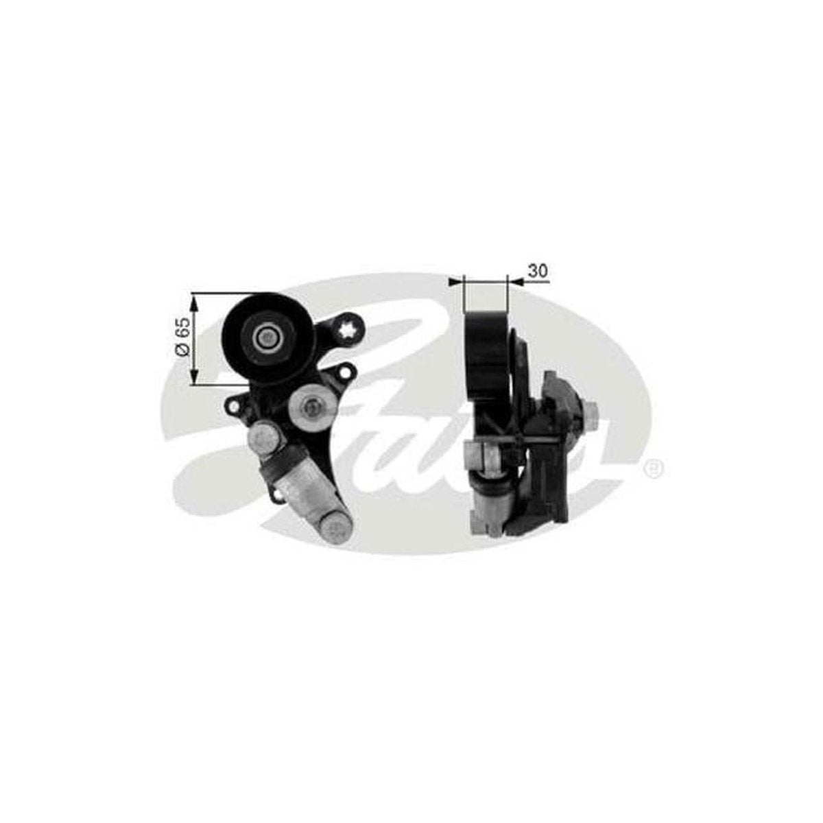 Gates Automatic Belt Tensioner 38305