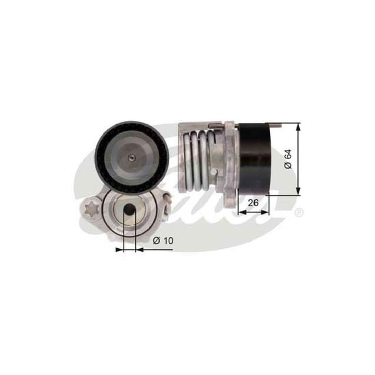 Gates Automatic Belt Tensioner 39016