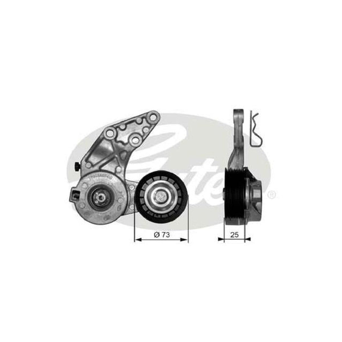 Gates Automatic Belt Tensioner 39067