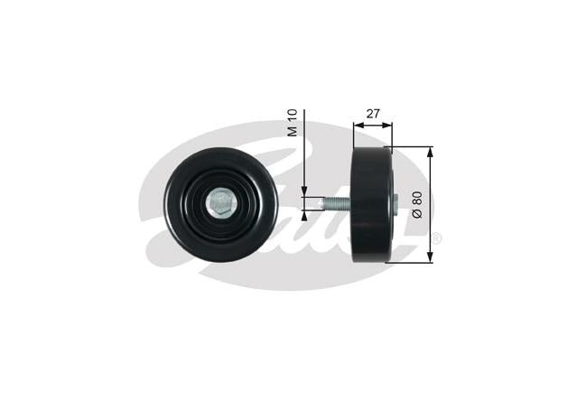 Gates Engine Idler Pulley 39276