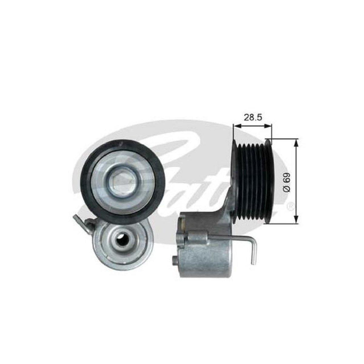 Gates Automatic Belt Tensioner 39332