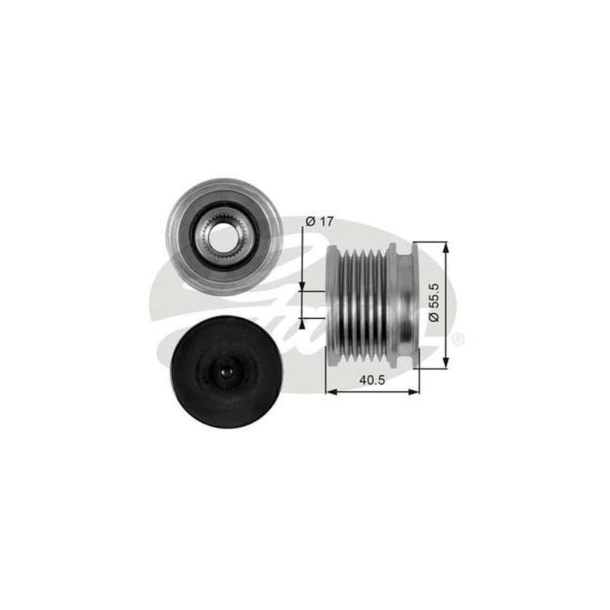 Gates Overrunning Alternator Pulley OAP7060
