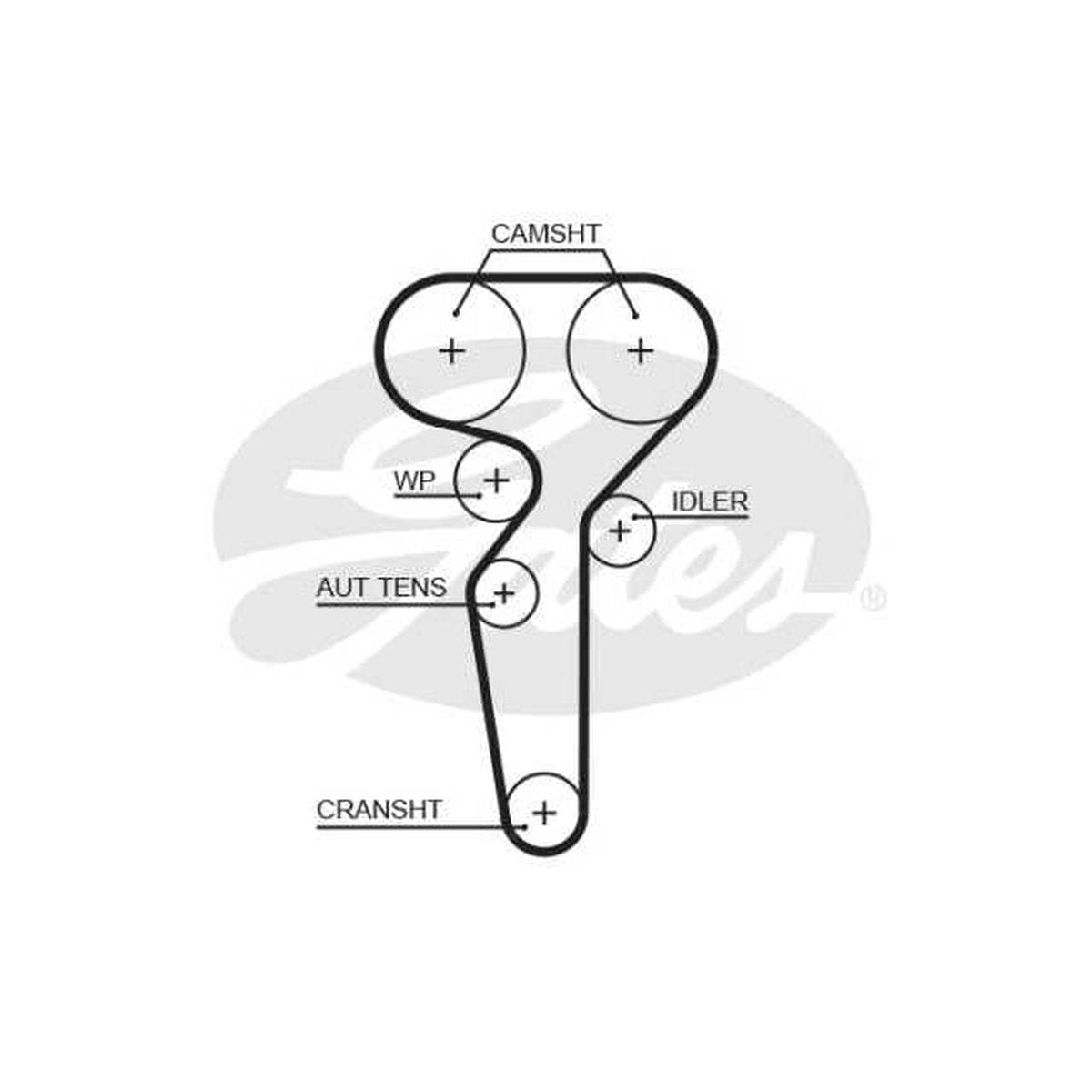 Gates Timing Belt T1679