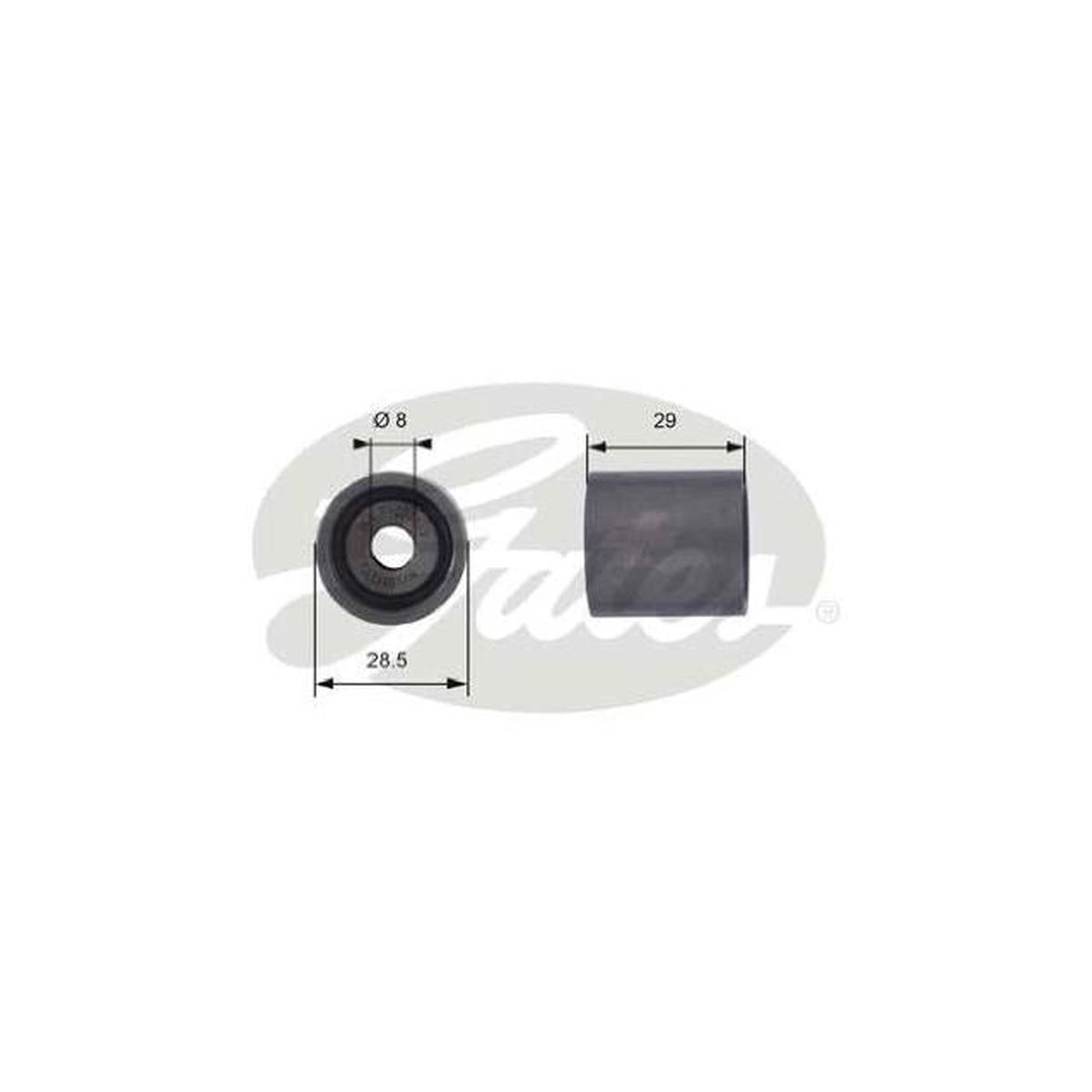 Gates SBDS Idler Pulley T42044