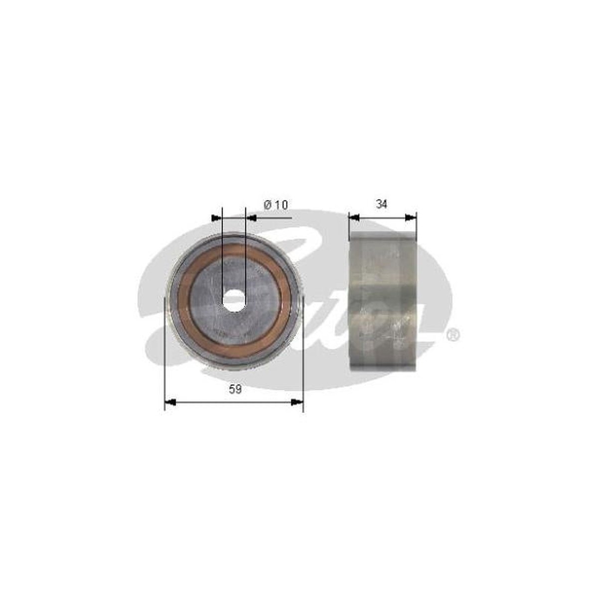 Gates SBDS Idler Pulley T42137