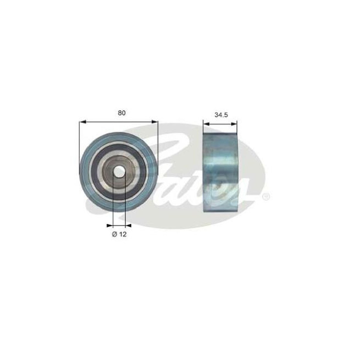 Gates SBDS Idler Pulley T42193