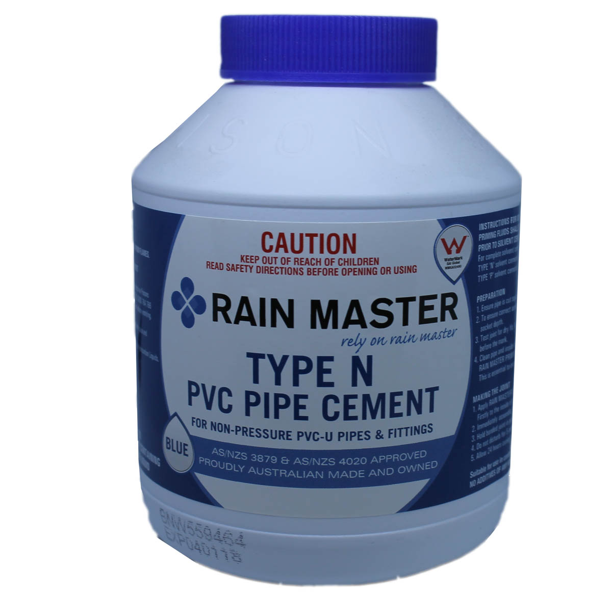 Total PVC Solvent 500ml Type N Blue 100420287