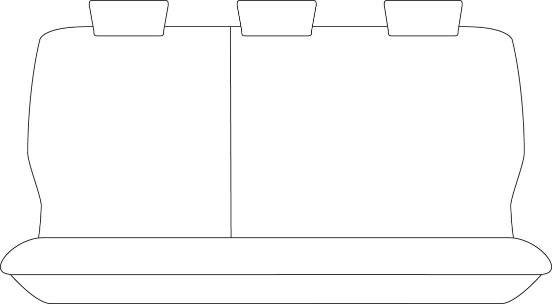 Sperling Getaway Neoprene Rear Black - Black Stitch Seat Covers Suits Swift 2017-On RM5258GBB