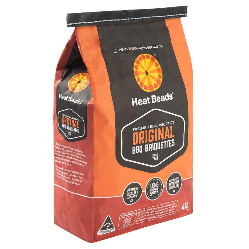 Heat Beads BBQ Briquettes Fuel 4Kg HB040AA