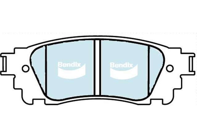 Bendix General CT Brake Pad Rear SET DB2419 GCT