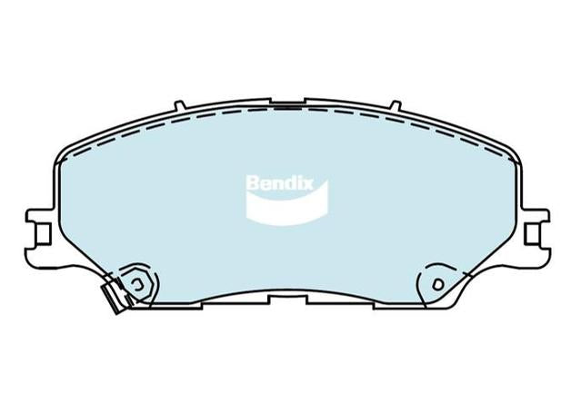 Bendix HD Brake Pad Rear SET DB2533 HD