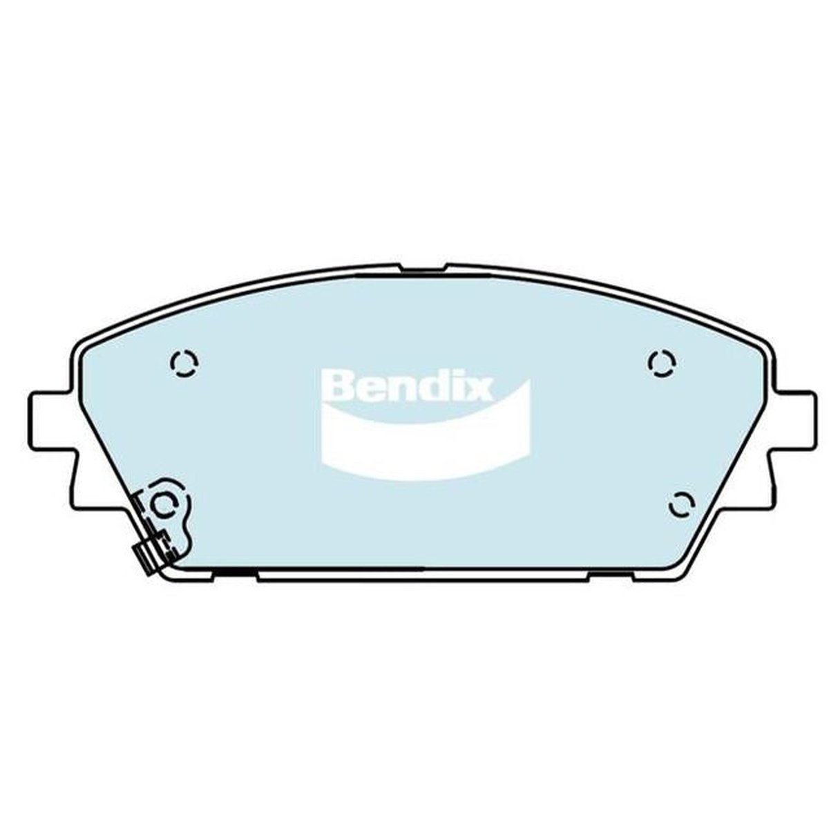 Bendix General CT Brake Pad Rear SET DB2538 GCT