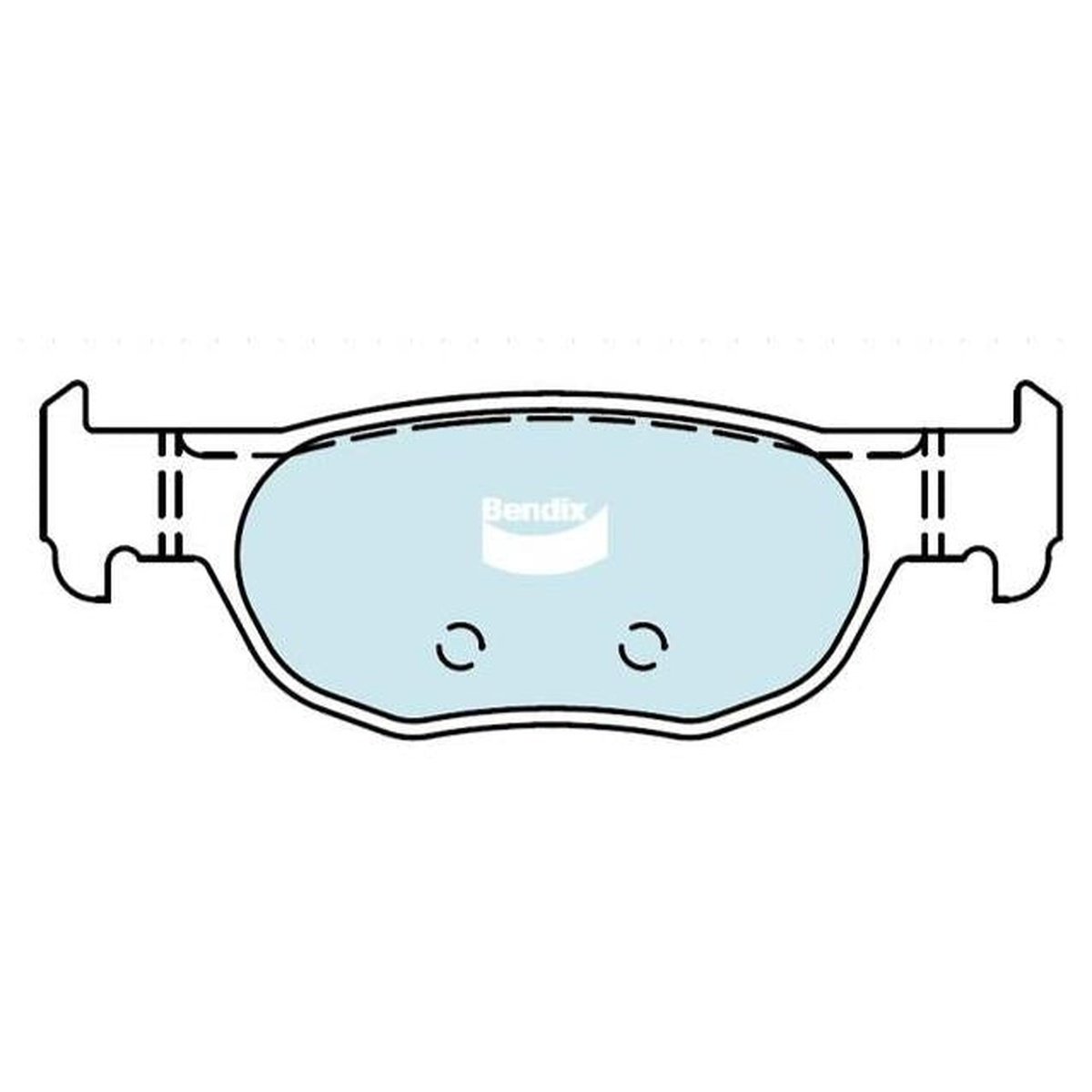 Bendix General CT Brake Pad Rear SET DB2539 GCT