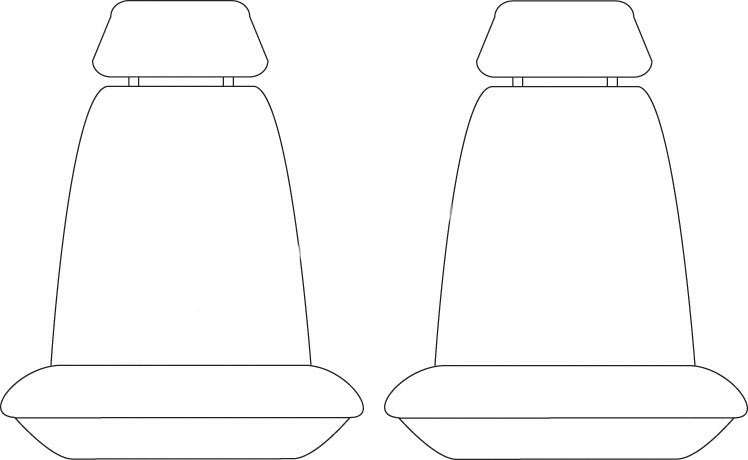 Sperling Getaway Neoprene Front Black - Silver Stitch Seat Covers Suits I30 2012-2017 RM1039G2B