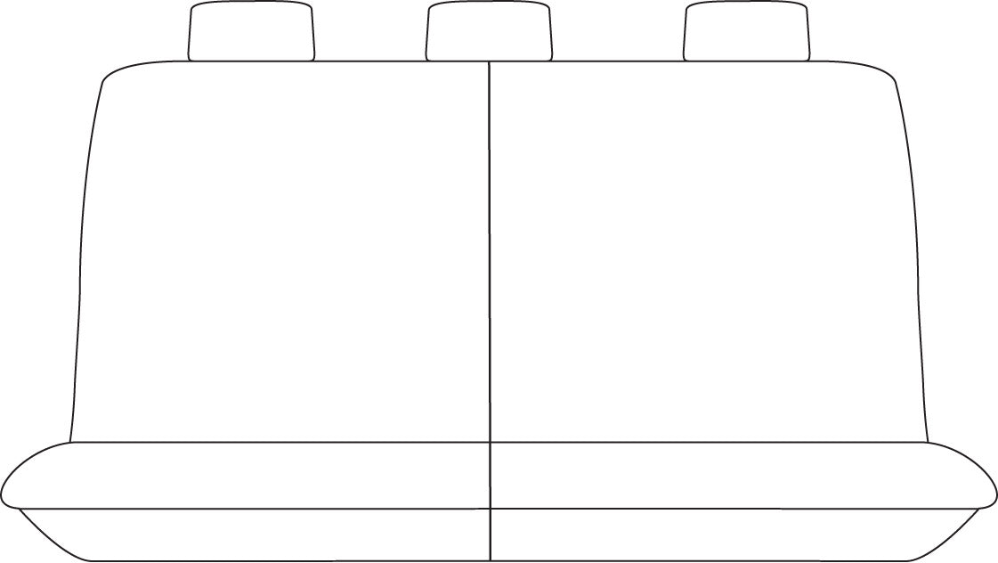 Sperling Tradies Canvas Rear Grey Seat Covers Suits Landcruiser 200 Series 2007-2021 RM9006TRG