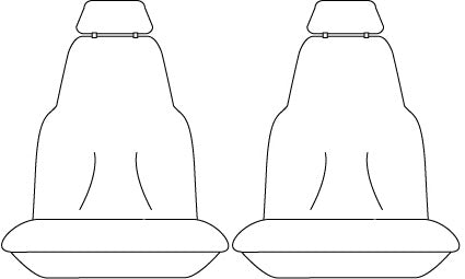 Sperling Getaway Neoprene Front Black - Black Stitch Seat Covers Suits Sportage S, SX 2021-On RM1332GBB
