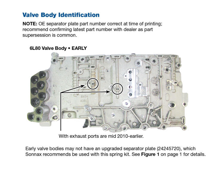 Sonnax Cl Sel Vlv Spr Kit gm 6L Series 104740-02K