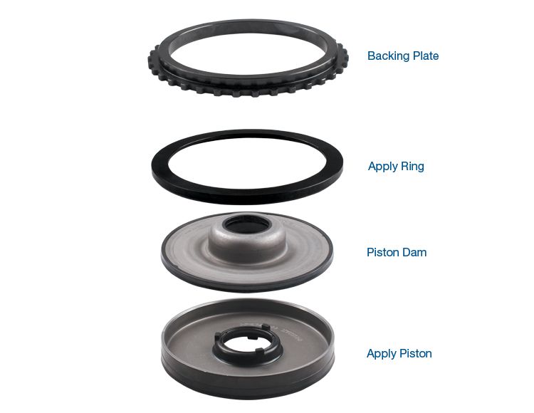 Sonnax Piston Kt 6L80/90 4/5/6 W/B-Plate 104960-01K