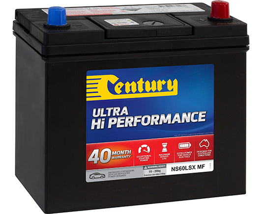 Century Batteries Battery-Car & Pass 40M 105163 NS60LSX MF