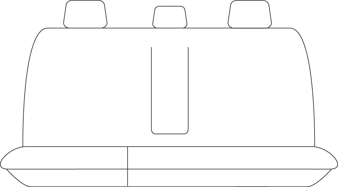 Sperling Weekender Jacquard Rear Black Seat Covers Suits Hilux 2015-On RM5029WEB