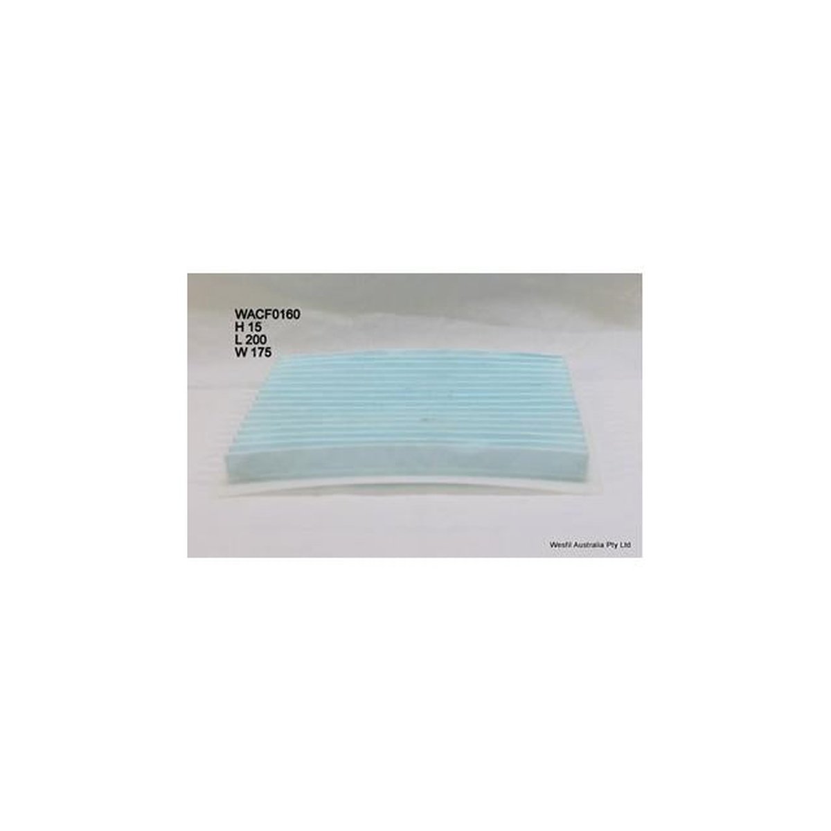 Wesfil Cabin Air Pollen Filter WACF0160