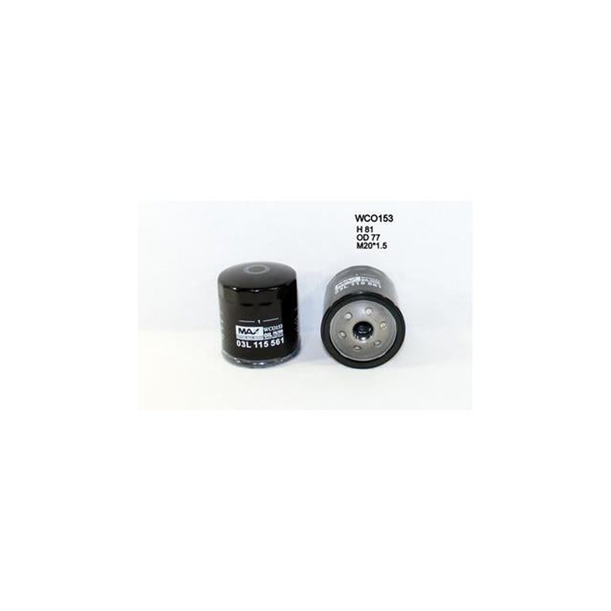 Wesfil Oil Filter WCO153