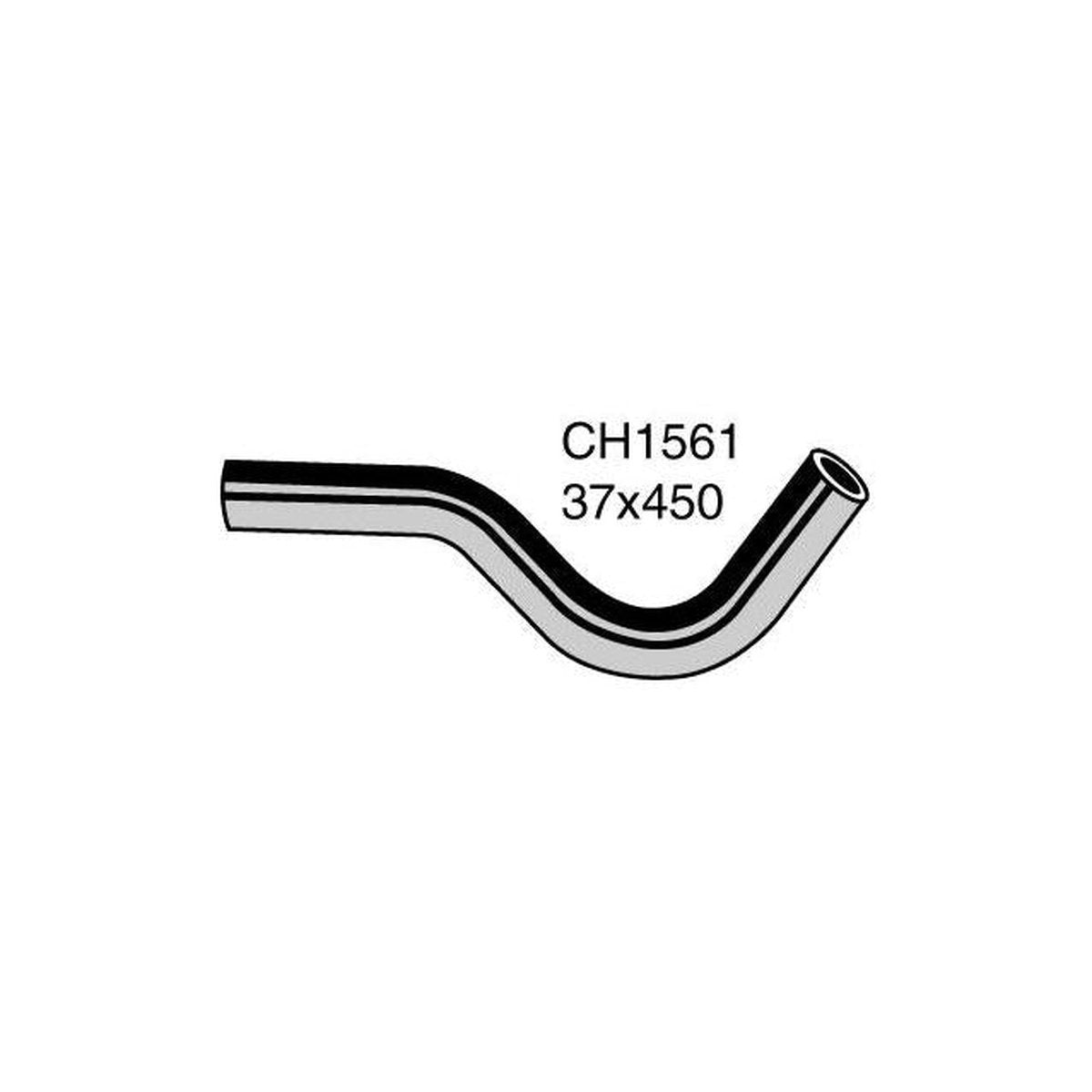 Mackay Top Radiator Hose CH1561