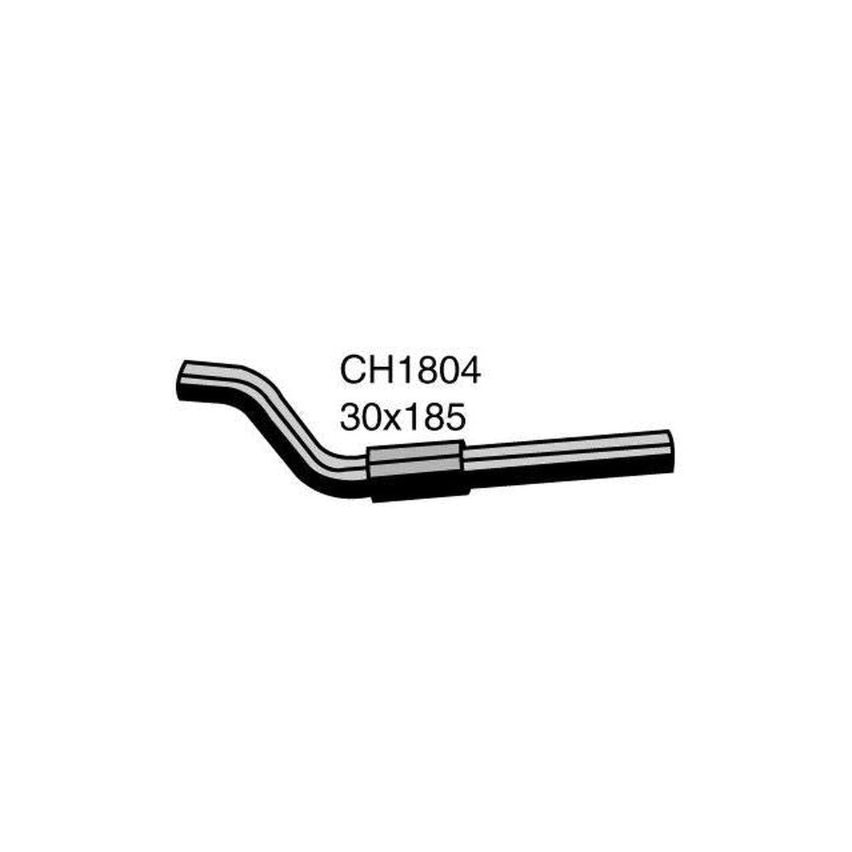 Mackay Top Radiator Hose CH1804