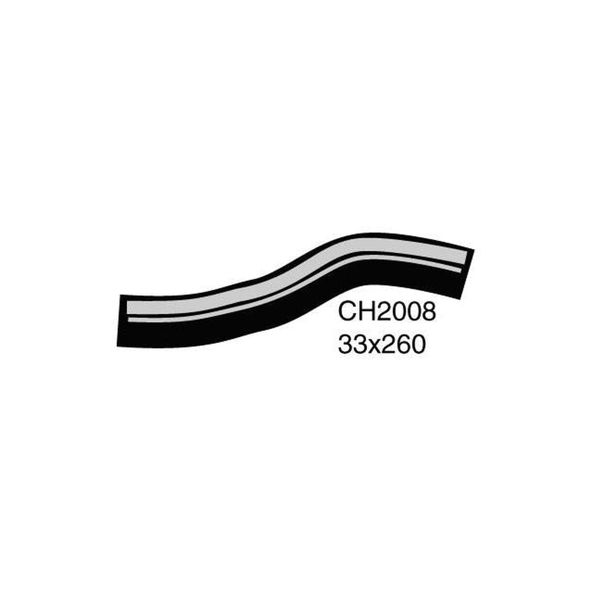 Mackay Top Radiator Hose CH2008