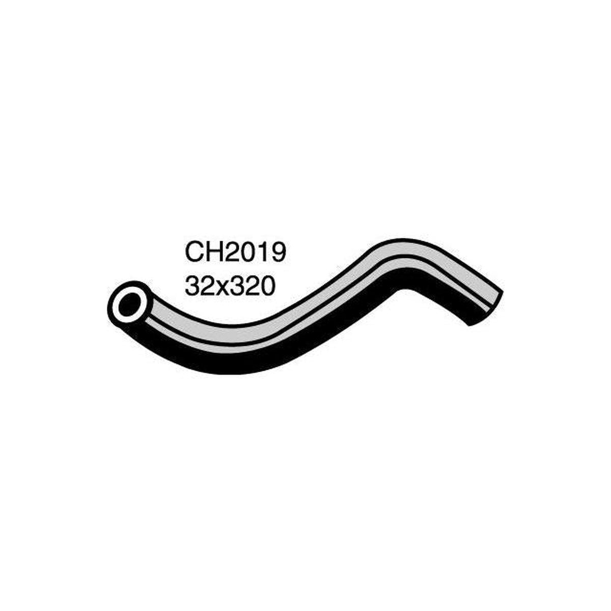 Mackay Bottom Radiator Hose CH2019