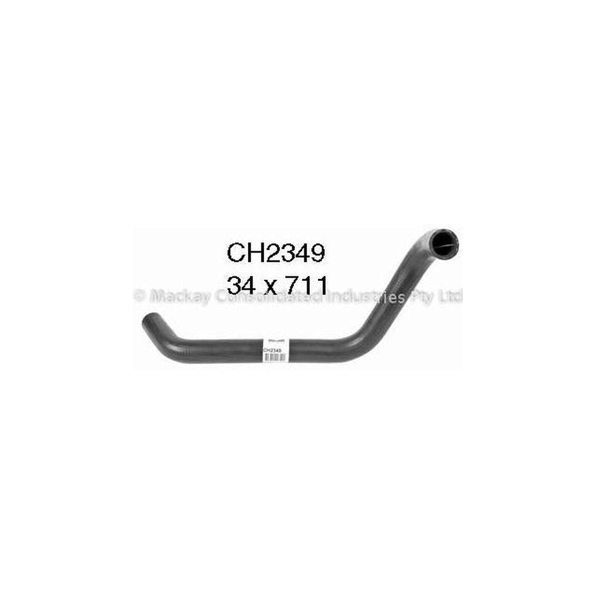 Mackay Top Radiator Hose CH2349